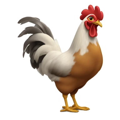 Une poule qui danse sticker
