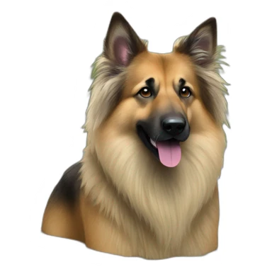 belgian-tervuren-in-river sticker