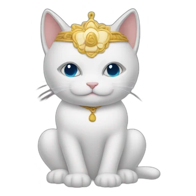 a spiritual cat sticker