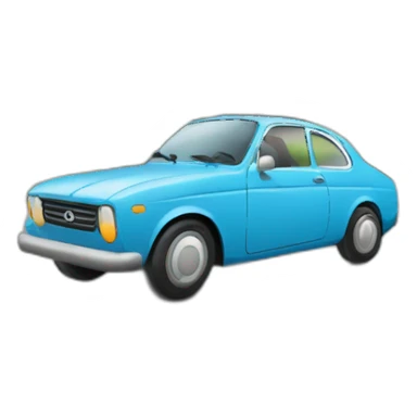 Un dromadaire sur une voiture sticker