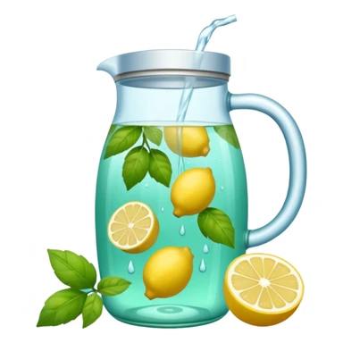 Una jarra de agua de sabor sticker