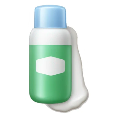 rectangular bottle foam cerave sticker