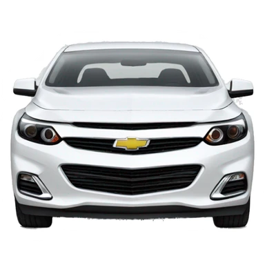white 2022 chevy malibu sticker