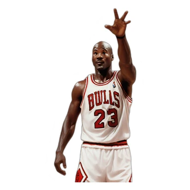 Micheal Jordan signalling stop sticker