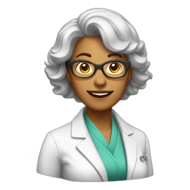 crazy women scientist sticker