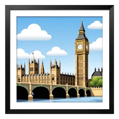 big ben london sticker