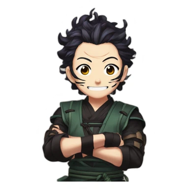 Tanjiro Kamado Demon SLayer sticker