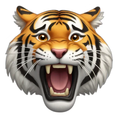 tiger roar sticker