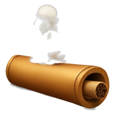 a bag of flour smokes a cigar sticker