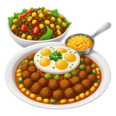 Delicious Ethiopian food sticker