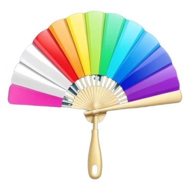 3D fan colour swatch sticker