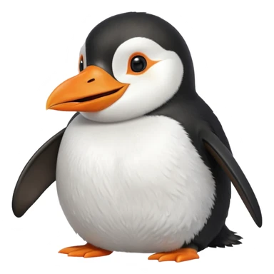 laughing penguin sticker