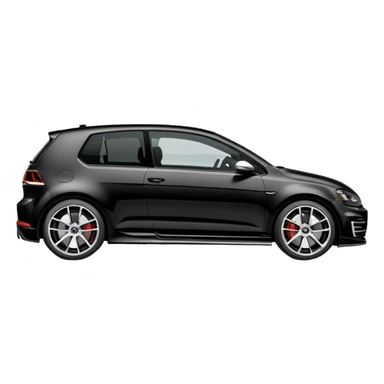 Black Edition Golf R MK7 on the side sticker