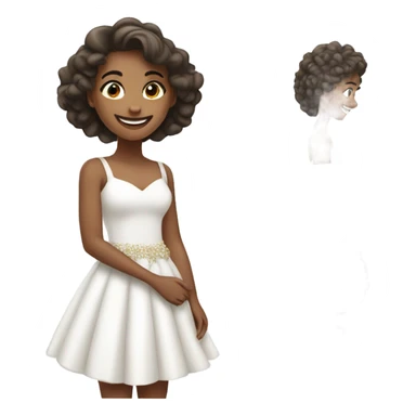 Birthday Girl White sticker