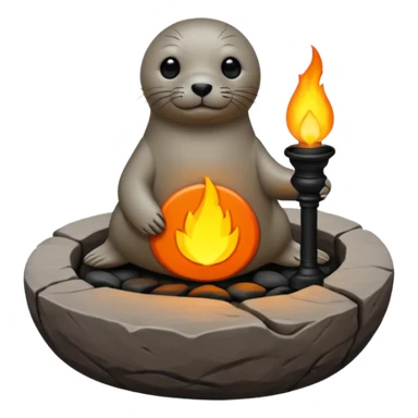 Seal oil lamp (qulliq) sticker