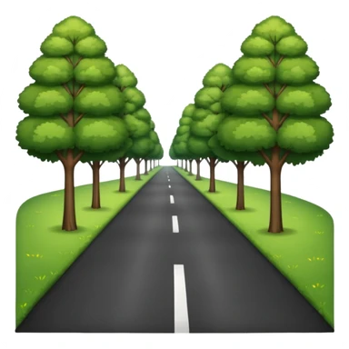 scenic country road sticker