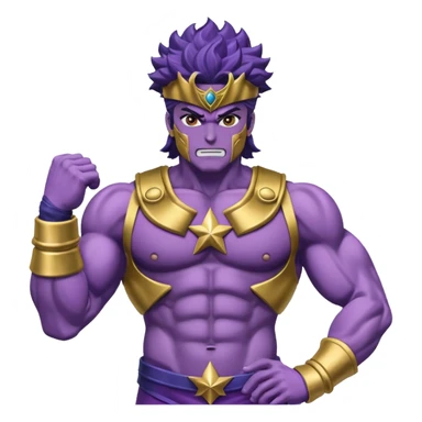 J’aimerais que tu me crées un emoji sur star Platinum dans jojo bizarre Adventure sticker