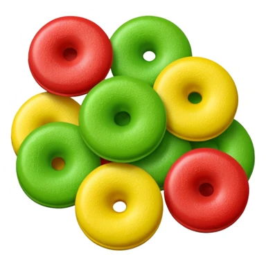 Sour candy sticker