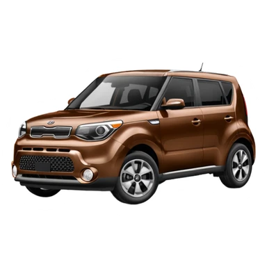 Brown Kia soul cool sticker