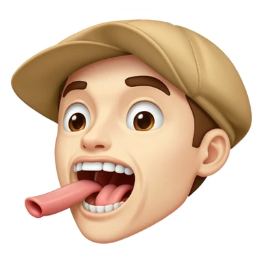 A person with proper tongue posture, jawline emphasized, mewing technique, face profile showing tongue pressed to roof of mouth sticker