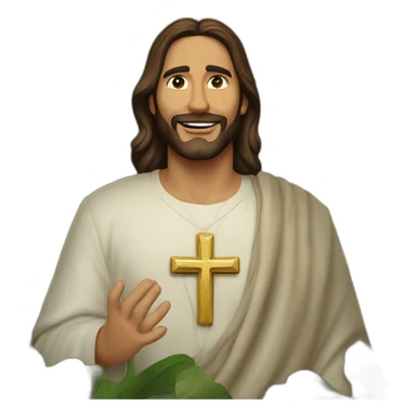 Jesús orando en el monte tabor sticker