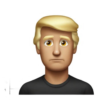 Donald trump mugshot sticker