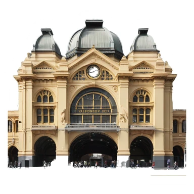 melbourne flinders st station sticker