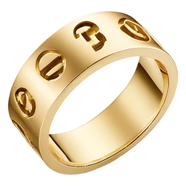 Cartier love ring sticker