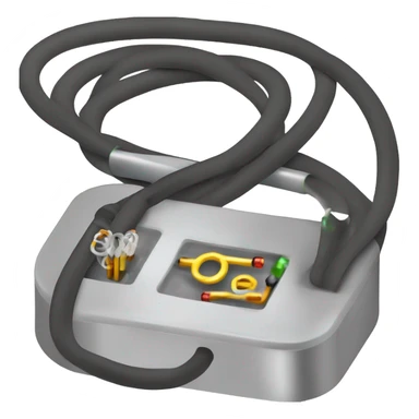 law of ohm: ring of( cable positive battery  resistor negative battery) sticker