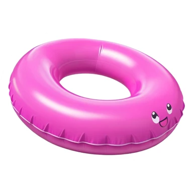 Pink pool Floaties sticker