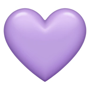 Now a pastel purple hear sticker