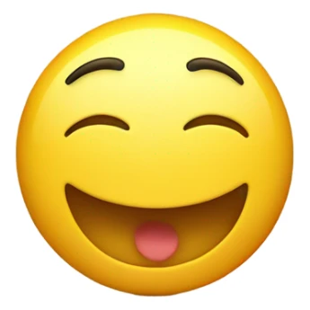 Thankful happy smiling emoji sticker