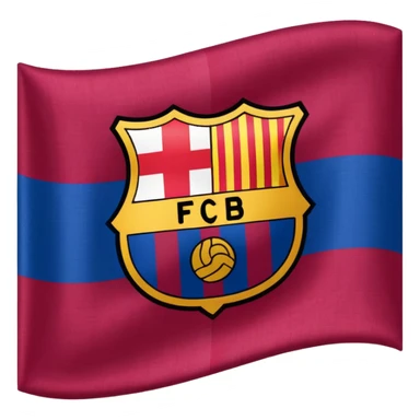 Create FC Barcelona flag emoji sticker
