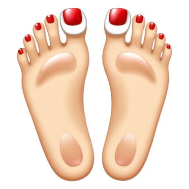 Clean pedicure sticker