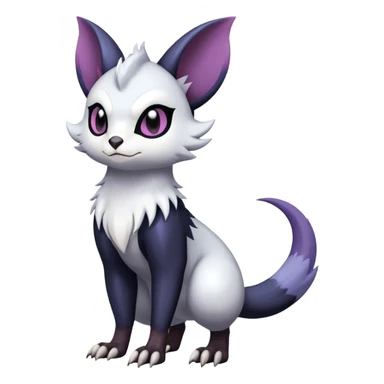 Shiny Dark Furret-Absol-Noibat-Noivern-Hybrid (Full body) sticker