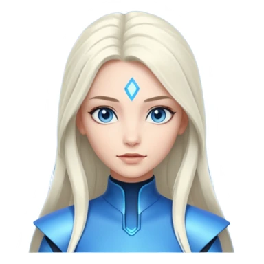 female avatar movie character sticker