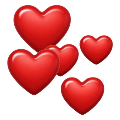 Red valentines sticker