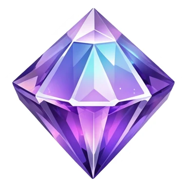 Ultraviolet elemental crystal  sticker