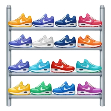 sneakers rack sticker
