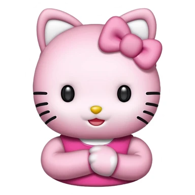 hello kitty with a 67 sticker