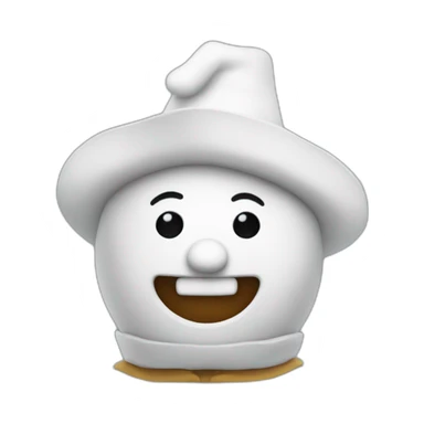 Bonhomme qui pleur mais qui sourit sticker