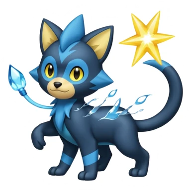 Luxio-Luxray-Dewott-fusion sticker