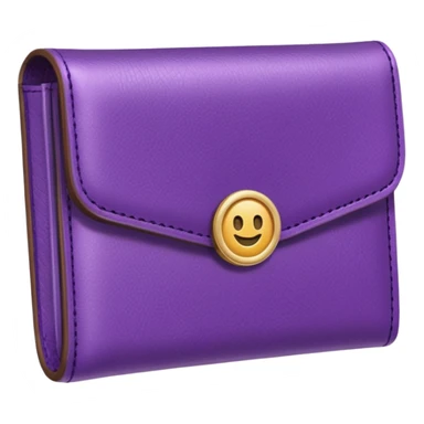 glitter purple wallet sticker