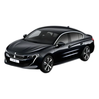 Peugeot 508 2018 black sticker