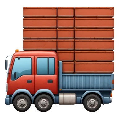 A truck with a thousand bricks  sticker