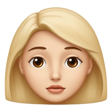 Whispering face sticker