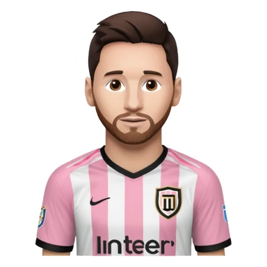 messi inter miami formalı sticker