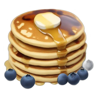 Blueberry pancakes  sticker