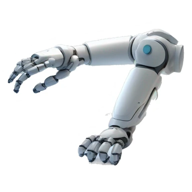 robotic arm next to patients bed, medical sticker