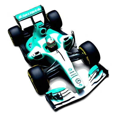 formula 1 car rglament 2022 year mercedes petronas f1 team sticker